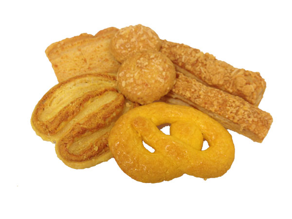 Diverse Zoute koekjes (200g.)